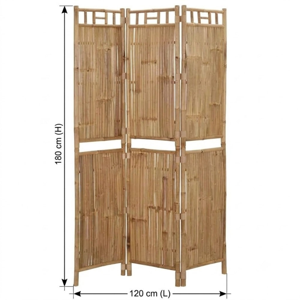 Paravent 3 Panneaux Bambou