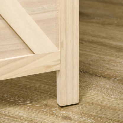 Paravent 4 Panneaux Bois Perforé 152×145 cm