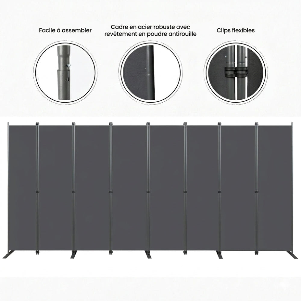 Paravent 8 Panneaux Grand Format 404 × 180 cm