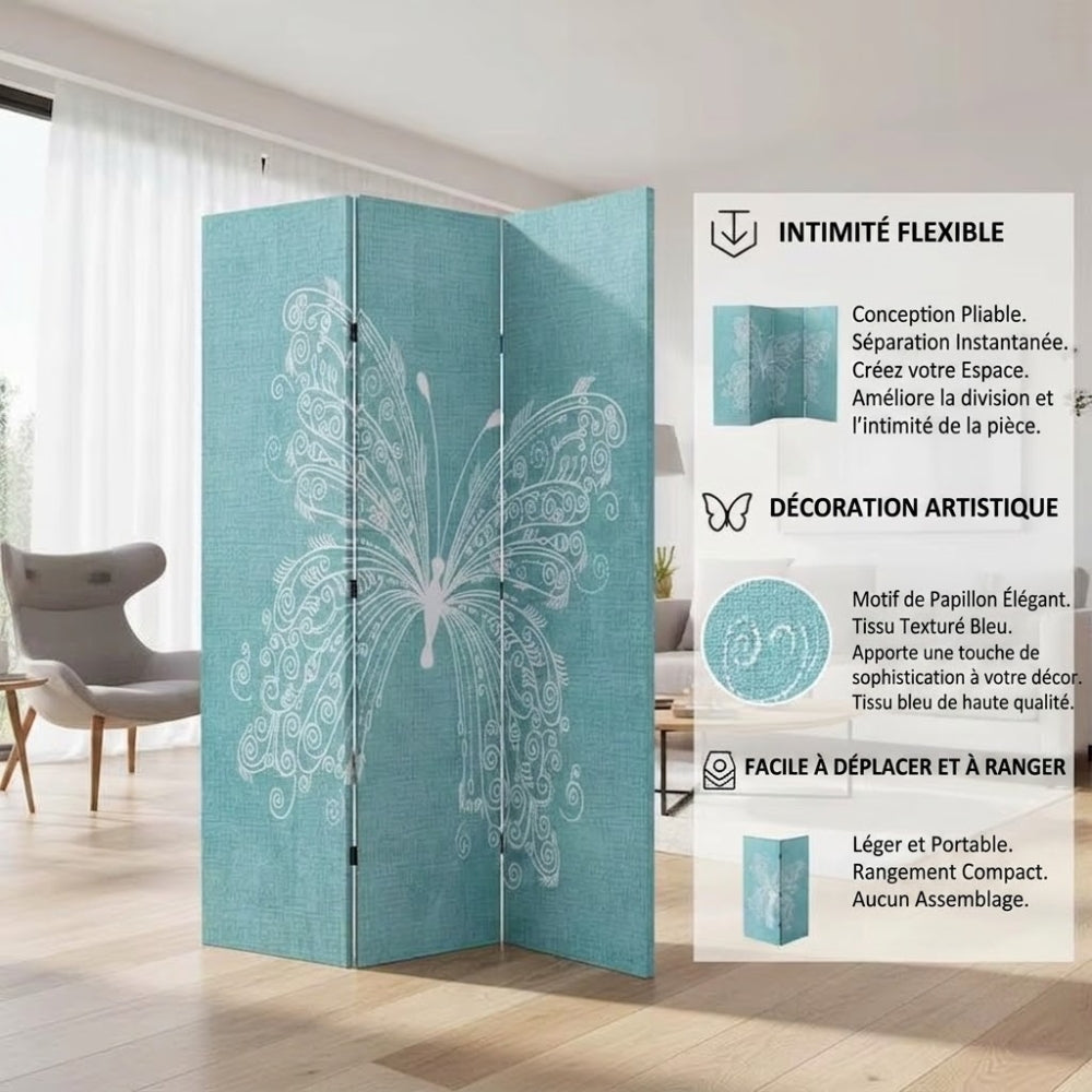Paravent Imprimé Motif Papillons