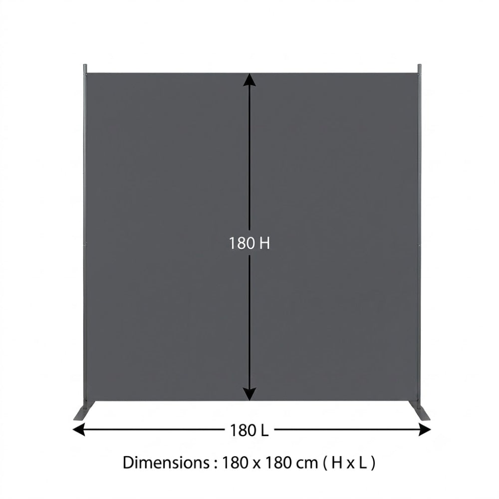Paravent Tissu Gris Grand Format