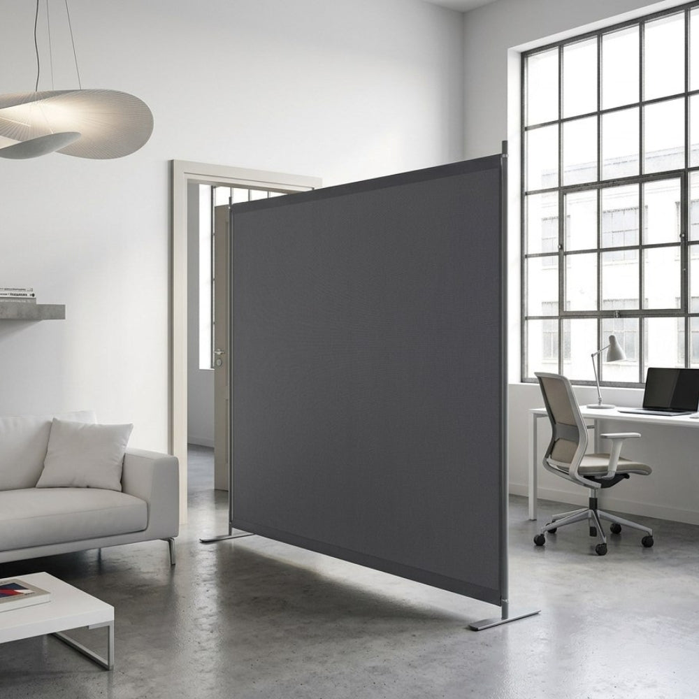 Paravent Tissu Gris Grand Format