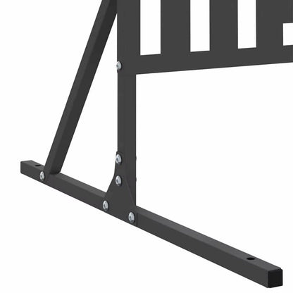 Paravent d'Extérieur en Acier Gris Anthracite 100×180 cm
