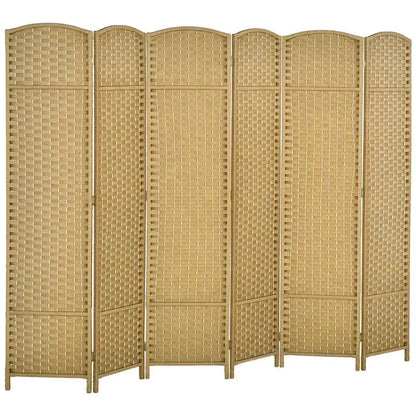 Paravent 6 Panneaux Bambou Design Nature