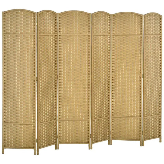 Paravent 6 Panneaux Bambou Design Nature