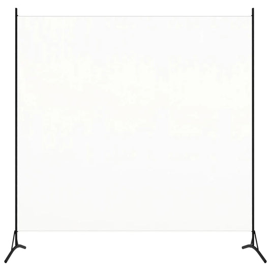 Paravent 1 Panneau Tissu Blanc