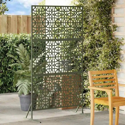Paravent Acier Olive 100 × 180 cm