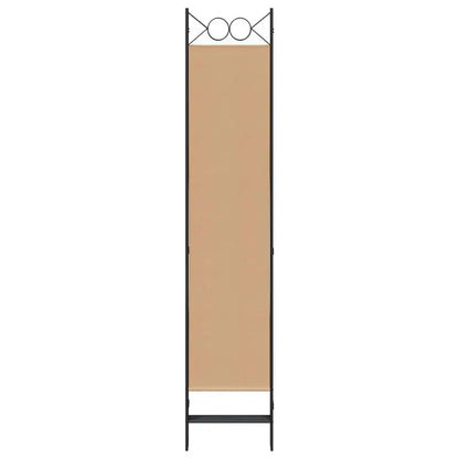 Paravent 6 Panneaux Tissu Beige