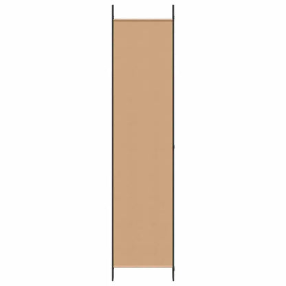 Paravent 5 Panneaux Tissu Beige