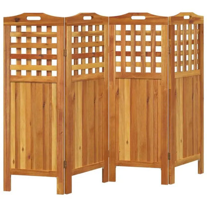 Paravent 3 Panneaux en Bois Massif
