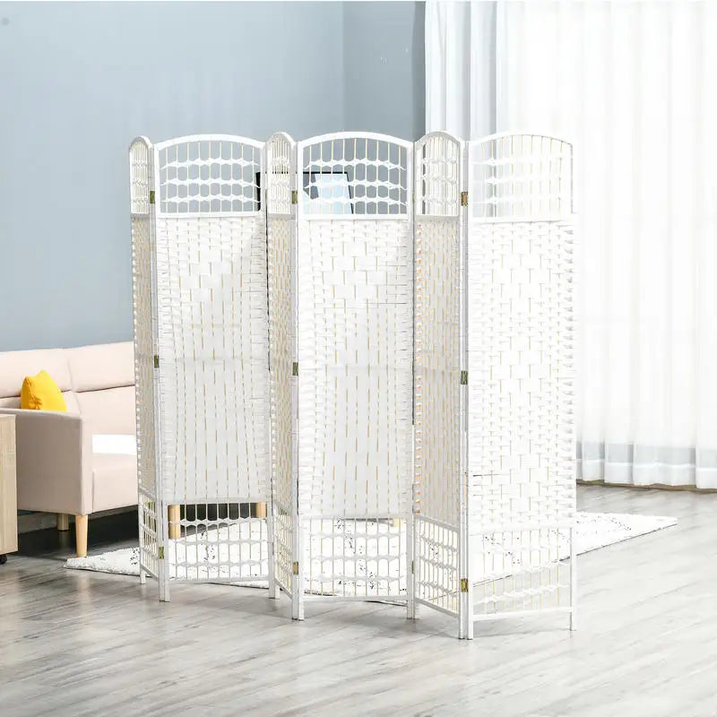 Paravent 6 Panneaux Bambou Naturel