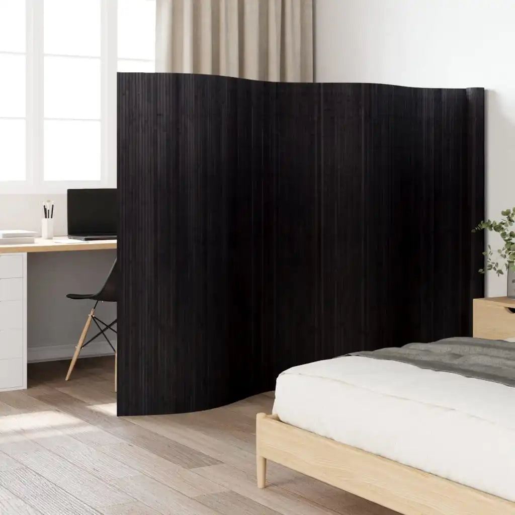 Paravent Bambou Noir Grand Format