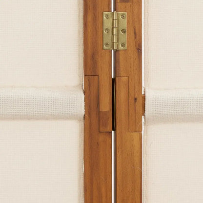 Paravent 3 Panneaux Crème & Blanc 210 × 180 cm