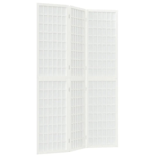 Paravent Japonais 3 Panneaux Blanc