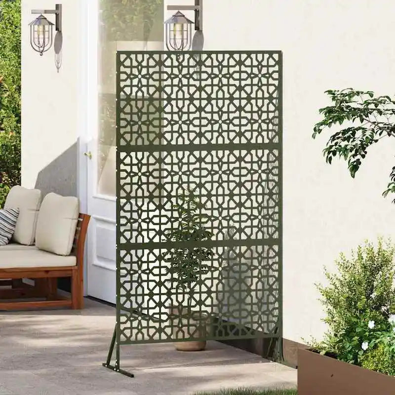 Paravent Acier Olive 100 × 180 cm