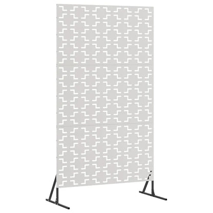 Paravent d'Extérieur en Acier Gris Anthracite 100×180 cm