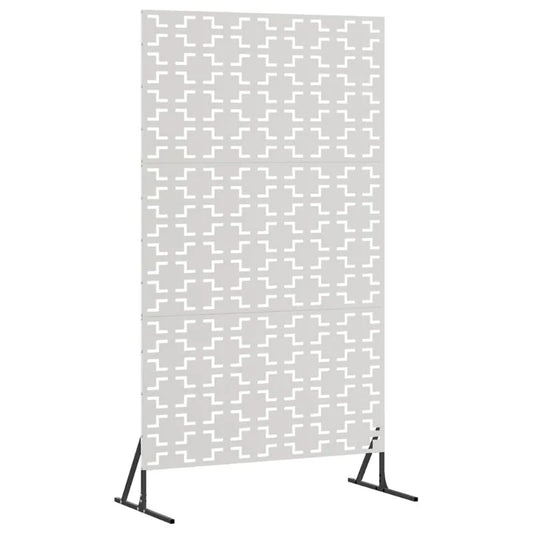 Paravent d'Extérieur en Acier Gris Anthracite 100×180 cm