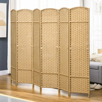 Paravent 6 Panneaux Bambou Design Nature