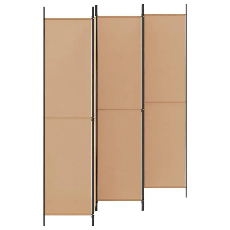 Paravent 5 Panneaux Tissu Beige