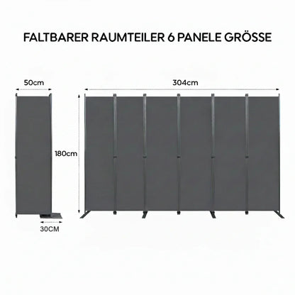 Paravent 6 Panneaux Grand Format 304 × 180 cm