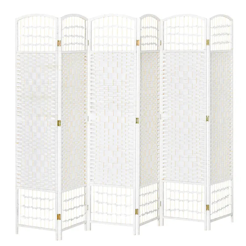 Paravent 6 Panneaux Bambou Naturel
