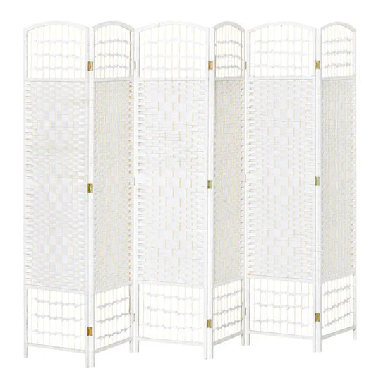 Paravent 6 Panneaux Bambou Naturel