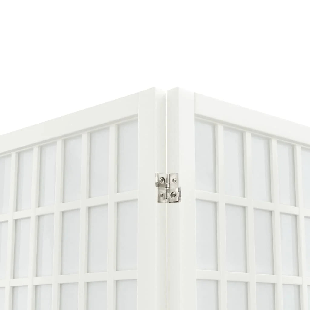 Paravent Japonais 3 Panneaux Blanc