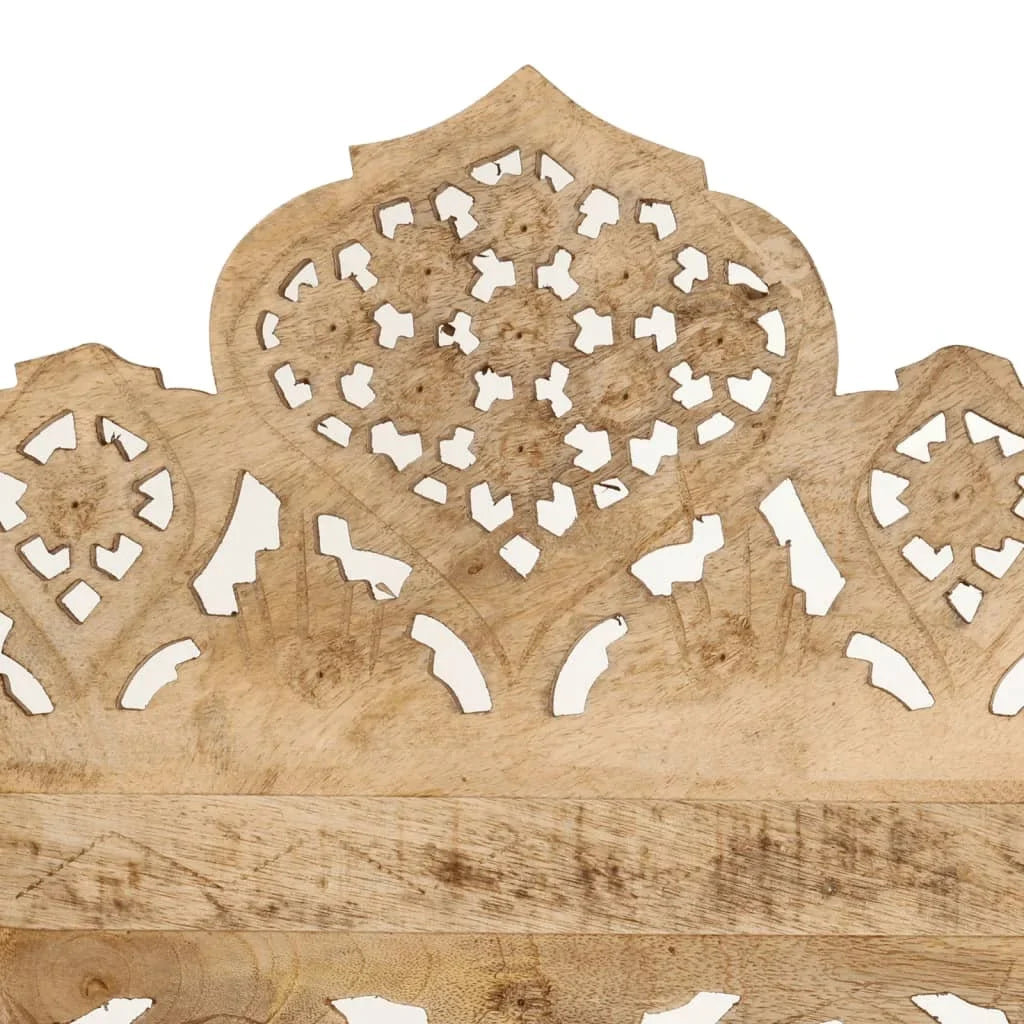 Paravent 5 Panneaux Bois de Manguier 200 × 165 cm