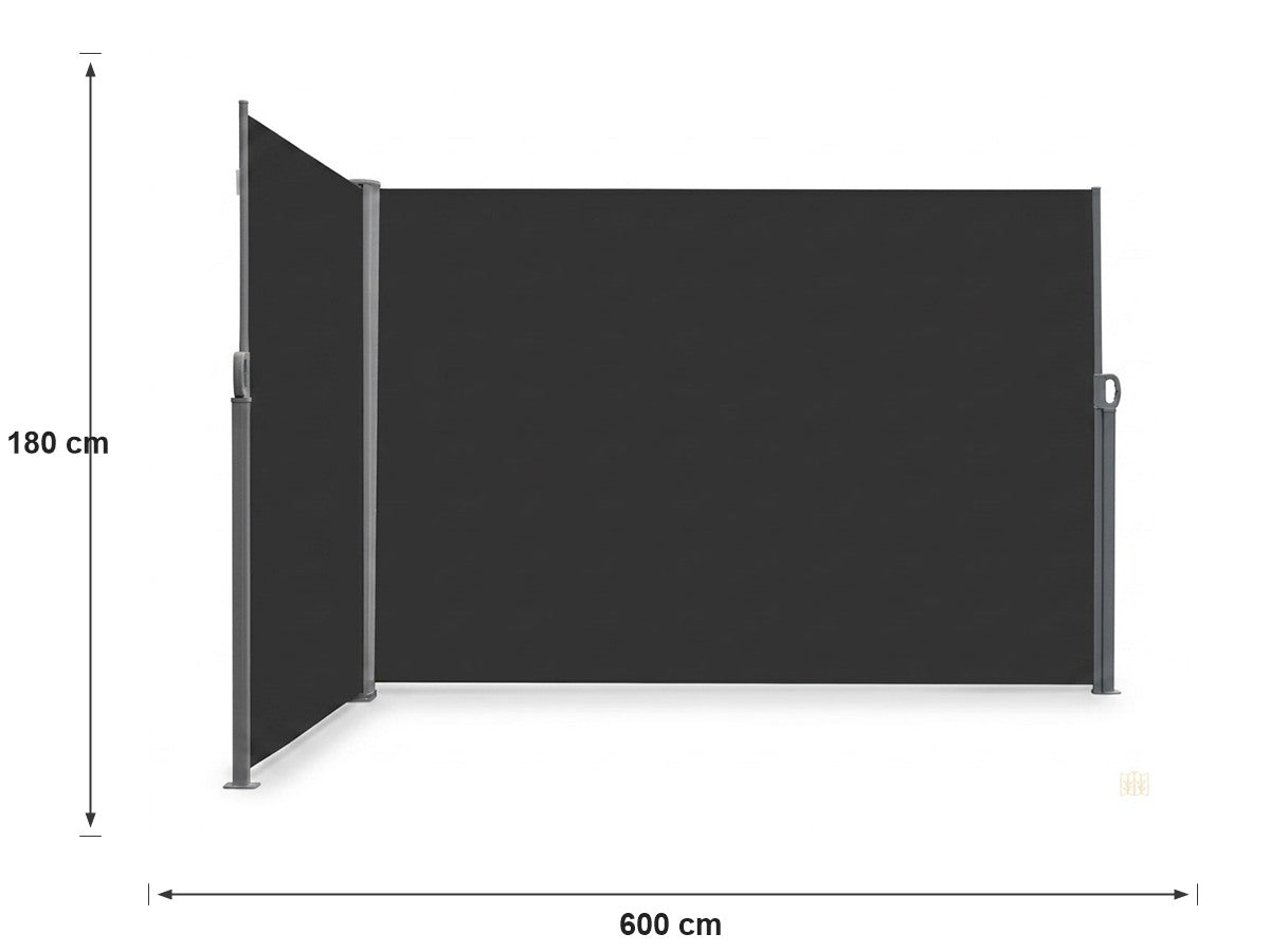 Paravent Rétractable Outdoor 6 m × 180 cm